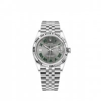 Replique Rolex Datejust 36 White Rolesor Oystersteel 18 ct white gold M126234-0045 montre