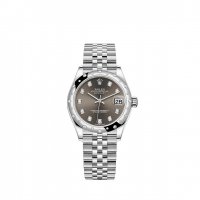 Réplique Rolex Datejust 31 Rolesor combination of Oystersteel white gold M278344RBR-0008