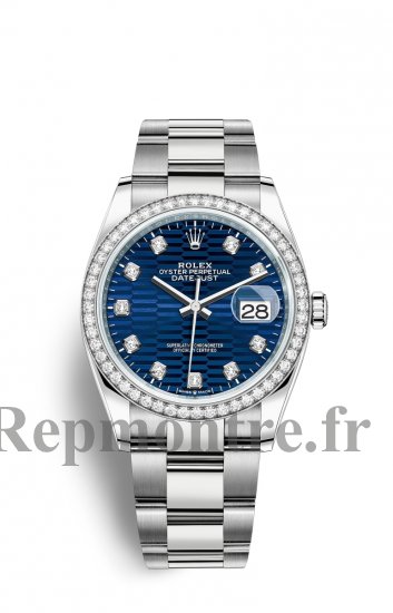 Replique Montre Rolex Datejust 36 OysterAcier and Blanc Or M126284RBR-0050 - Cliquez sur l'image pour la fermer