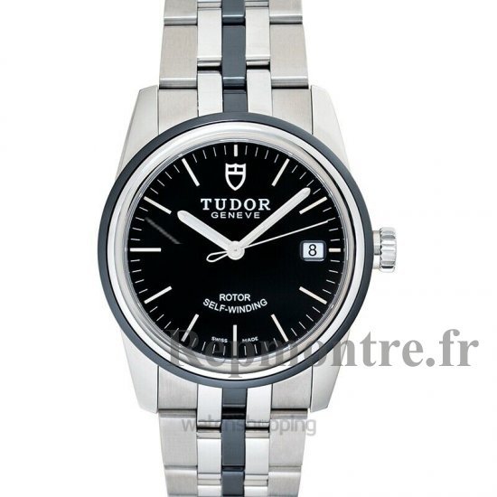 Réplique Tudor Glamour Date 55010N-68050N Noir Unisexe - Cliquez sur l'image pour la fermer