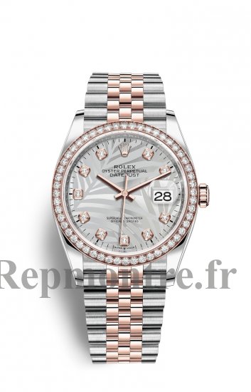 Replique Montre Rolex Datejust 36 OysterAcier EveOr Rose and Diamants M126281RBR-0025 - Cliquez sur l'image pour la fermer