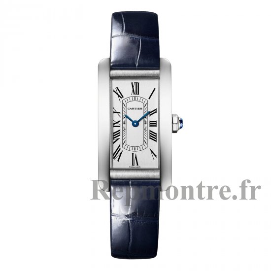 Cartier Tank Americaine Replique montre Petit Quartz Acier Cuir WSTA0082 - Cliquez sur l'image pour la fermer