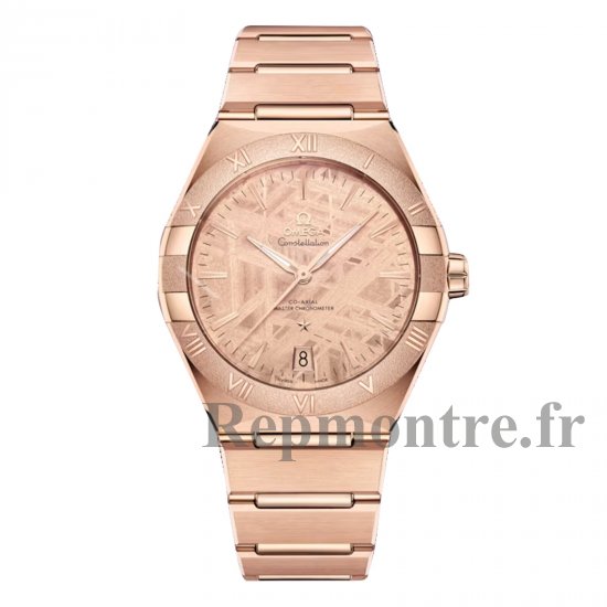 Omega Constellation 41 mm Replique montre pour homme Rose O13150412199002 - Cliquez sur l'image pour la fermer