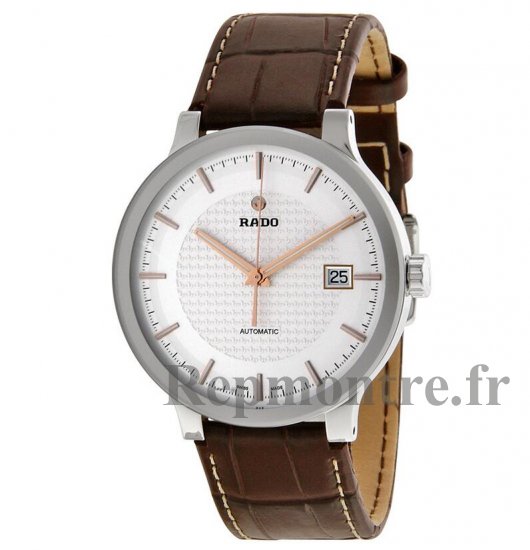 Rado Centrix Argent Dial marron Cuir Réplique Montre R30939125 - Cliquez sur l'image pour la fermer