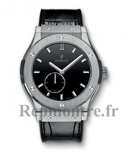 Hublot Classic Fusion Ultra-Thin Titanium Noir Shiny Dial 515.NX.1270.LR - Cliquez sur l'image pour la fermer