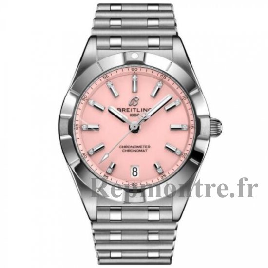 Copie de Breitling Chronomat 32 Diamants Pink Dial Acier inoxydable A77310101K1A1 - Cliquez sur l'image pour la fermer