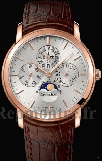 Réplique Audemars Piguet Jules Audemars Perpetual Calendar montre 26390OR.OO.D088CR.02 - Cliquez sur l'image pour la fermer