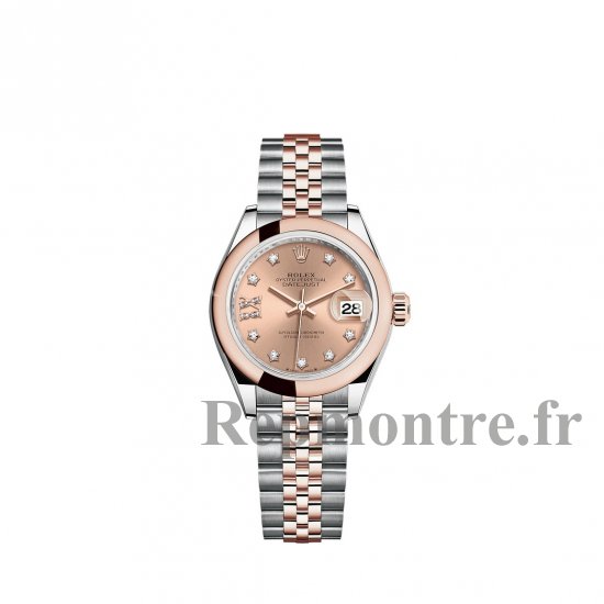 Replique Rolex Lady-Datejust Rolesor Oystersteel and 18 ct Everose gold M279161-0027 - Cliquez sur l'image pour la fermer