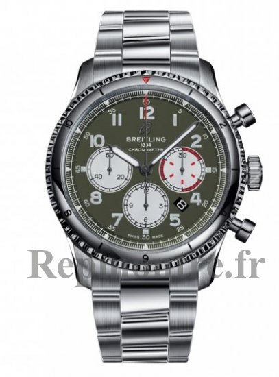 AAA Réplique Montre Breitling Navitimer Aviator 8 B01 Chronographe 43 Curtiss Warhawk AB01192A1L1X2 - Cliquez sur l'image pour la fermer