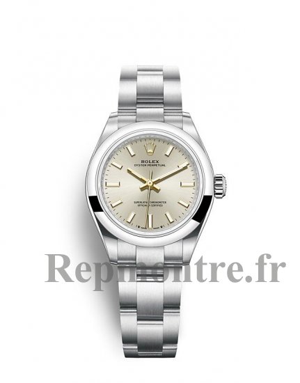 Réplique Rolex Oyster Perpetual 28 cadran argente m276200-0001 - Cliquez sur l'image pour la fermer