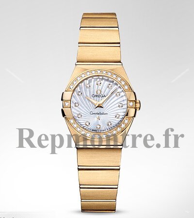 Réplique Omega Constellation Quartz 24MM Dames Montres 123.55.24.60.55.003 - Cliquez sur l'image pour la fermer