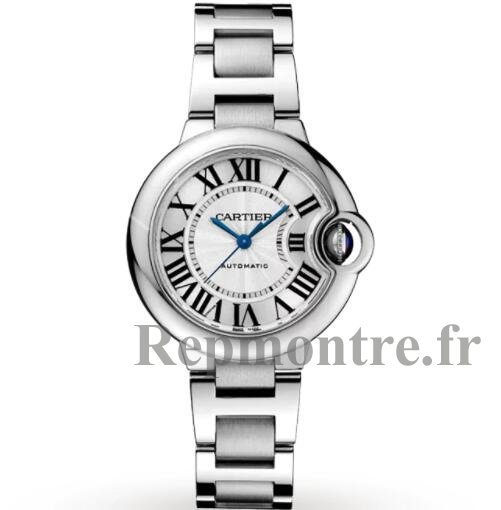 Replique Montre Cartier Ballon Bleu Acier inoxydable Argent Dial 33mm Quartz WJBB044 - Cliquez sur l'image pour la fermer