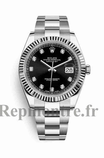 Réplique montre Rolex Datejust 41 blanc Roles 126334 510.CM.7170.CM - Cliquez sur l'image pour la fermer