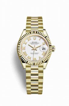 Réplique montre Rolex Datejust 28 jaune 18 ct 279178 m279178-0029