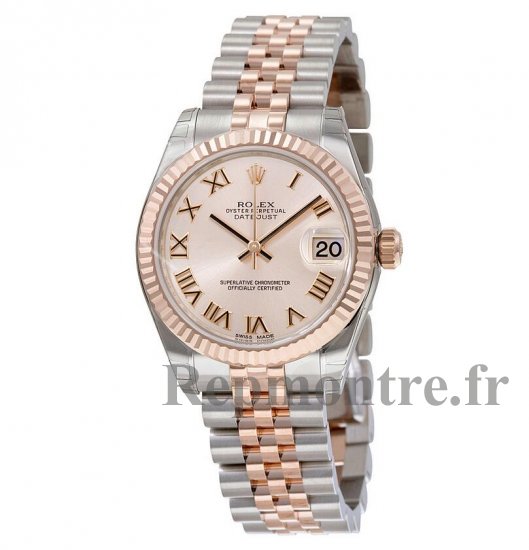 Réplique Rolex Datejust Rose Roman Cadran Acier et 18kt Rose Or 178271PRJ - Cliquez sur l'image pour la fermer