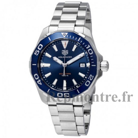 Tag Heuer Aquaracer Cadran Bleu WAY111C.BA0928 Homme Réplique Montre - Cliquez sur l'image pour la fermer