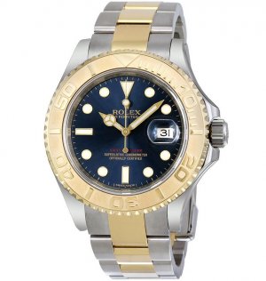 Réplique Rolex Yacht-Master Bleu Indice glace Cadran Oyster Bracelet 16623-BLSO