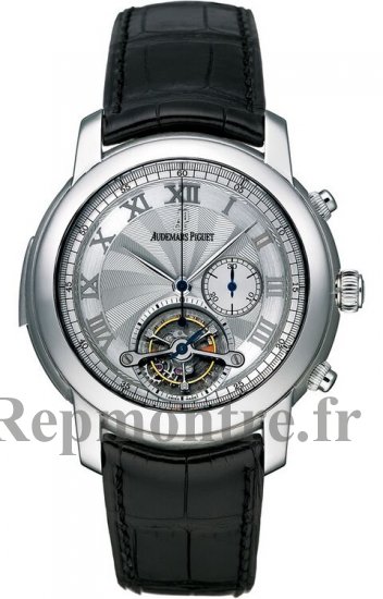 Réplique Audemars Piguet Jules Audemars Tourbillon Chronographe Minute Repeater 26050PT.OO.D002CR.01 - Cliquez sur l'image pour la fermer