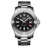 Replique Breitling Avenger automatique GMT 43 Black Dial Steel Men's A32397101B1A1