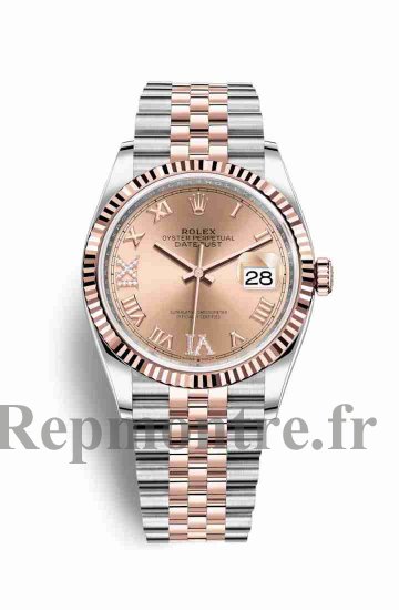 Réplique montre Rolex Datejust 36 Everose Roles 18 ct Everose 126231 m126231-0027 - Cliquez sur l'image pour la fermer