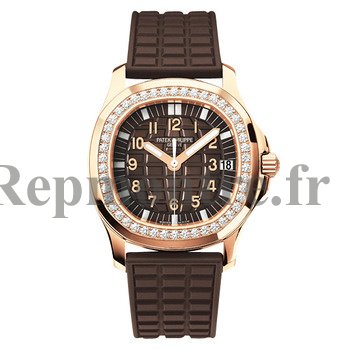 Patek Philippe Aquanaut or rose Montre Réplique Femme 5068R-010 - Cliquez sur l'image pour la fermer