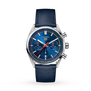 TAG Heuer Carrera Chronographe 42 mm Copie montre pour homme Bleu CBN201D.FC6543