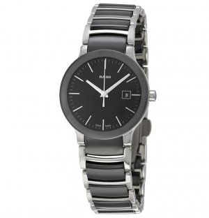 Rado Centrix Noir Dial Two-tone Ceramic Dames Réplique Montre R30935162