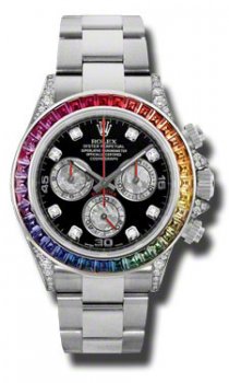 Réplique Rolex Oyster Perpetual Cosmograph Daytona Rainbow Montre 116599 RBOW