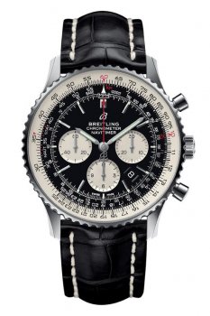 Replique Breitling Navitimer 1 Chronograph Black Dial Men's AB0127211B1P2