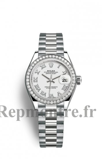 Replique Montre Rolex Dame-Datejust 18 ct Blanc Or and Diamants M279139RBR-0013 - Cliquez sur l'image pour la fermer