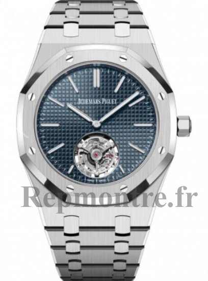 Copie de Audemars Piguet Royal Oak Selfwinding Flying Tourbillion Jumbo Extra Thin 50th Anniversary Acier inoxydable 39mm Bleue Cadran 26670ST.OO.1240ST.01 - Cliquez sur l'image pour la fermer