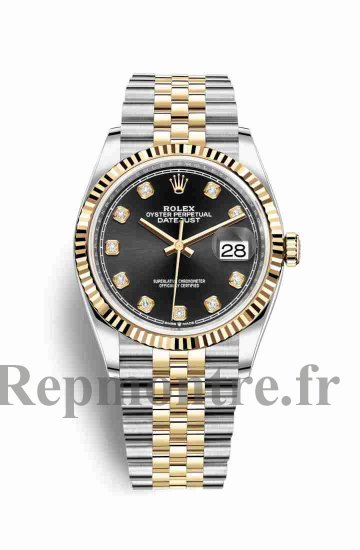 Réplique montre Rolex Datejust 36 Jaune Roles jaune 18 ct 126233 m126233-0021 - Cliquez sur l'image pour la fermer