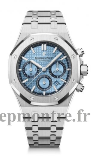 Replique Audemars Piguet Royal Oak Chronograph 38 White Gold Light Blue 26317BC.OO.1256BC.01 - Cliquez sur l'image pour la fermer