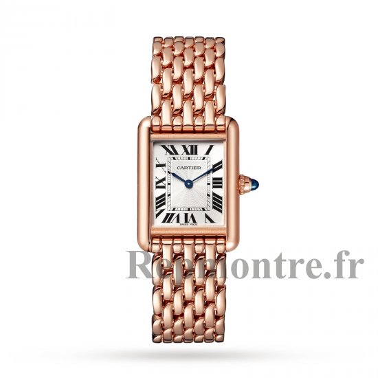 Cartier Tank Louis Cartier Replique montre Petit Enroulement Manuel Or Rose WGTA0023 - Cliquez sur l'image pour la fermer