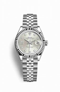 Réplique montre Rolex Datejust 28 blanc Roles 279174 m279174-0021