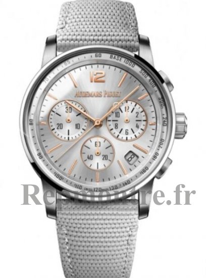 Replique Montre Audemars Piguet Code 11.59 Chronographe Automatique Blanc/Or Rose 41mm Gris 26393CR.OO.A008KB.01 - Cliquez sur l'image pour la fermer