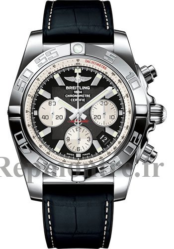 qualite superieure Réplique Breitling Chronomat 44 Inoxydable Acier / Onyx Noir / Croco Rubber / Folding (AB011012/B967/296S/A20D.4) - Cliquez sur l'image pour la fermer