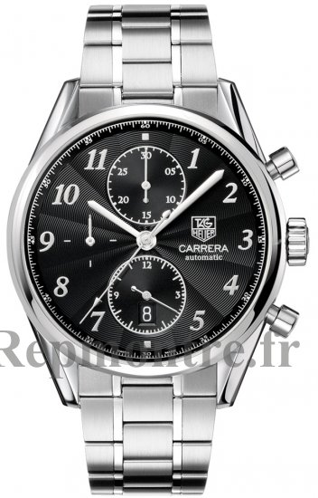 Réplique Tag Heuer Carrera Calibre 16 Heritage Automatique Chronographe 41mm CAS2110.BA0730 - Cliquez sur l'image pour la fermer