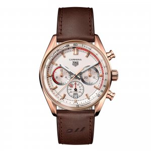 TAG Heuer Carrera Chronosprint X Porsche Special Edition 42 mm Montre Copie pour homme Beige CBS2040.FC8318