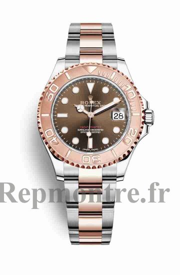 Repique de montre Rolex Yacht-Master 37 Everose Roles 18 ct Everose 268621 m268621-0003 - Cliquez sur l'image pour la fermer