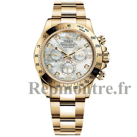 Réplique Rolex Daytona Mere De Pearl Cadran De Diamant Oyster Bracelet Montre Homme - Cliquez sur l'image pour la fermer