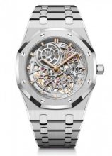 Replique Montre Audemars Piguet Royal Oak Jumbo Extra-Plate Acier Ajoure 39mm "Squelette" 16204ST.OO.1240ST.01