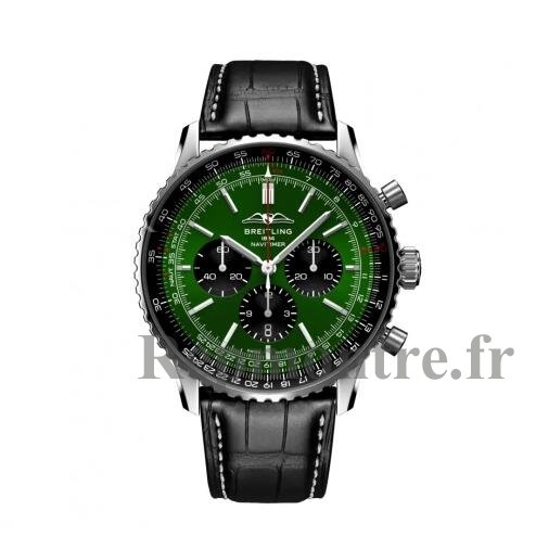 Replique Montre Breitling Navitimer B01 Chronographe 46 Acier inoxydable Verte Dial AB0137241L1P1 - Cliquez sur l'image pour la fermer