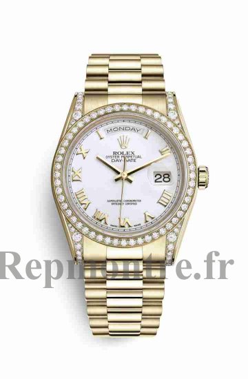 Réplique montre Rolex Day-Date 36 cosses en jaune de 118388 - Cliquez sur l'image pour la fermer