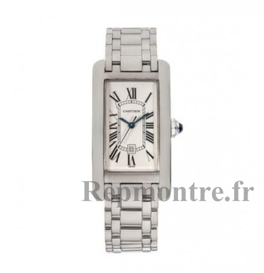 Replique Cartier Tank Americaine Midsize Blanc Or Automatique W26036L1 - Cliquez sur l'image pour la fermer