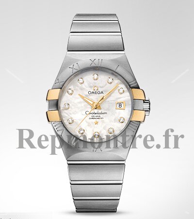 Réplique Omega Constellation Dames Montre 123.20.31.20.55.004 - Cliquez sur l'image pour la fermer