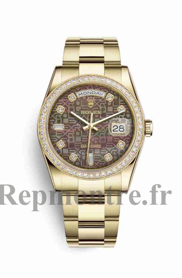 Réplique montre Rolex Day-Date 36 jaune 18 ct 118348 m118348-0224 - Cliquez sur l'image pour la fermer