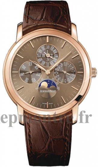 Réplique Audemars Piguet Jules Audemars Perpetual Calendar 26390OR.OO.D093CR.01 - Cliquez sur l'image pour la fermer