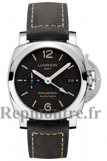 AAA de haute Réplique montre Panerai Luminor 1950 3 Jours GMT Acciaio 44mm PAM01535 - Cliquez sur l'image pour la fermer