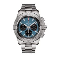 Breitling Avenger Chronograph B01 44mm Copie montre pour homme Acier inoxydable bleu AB0147101C1A1